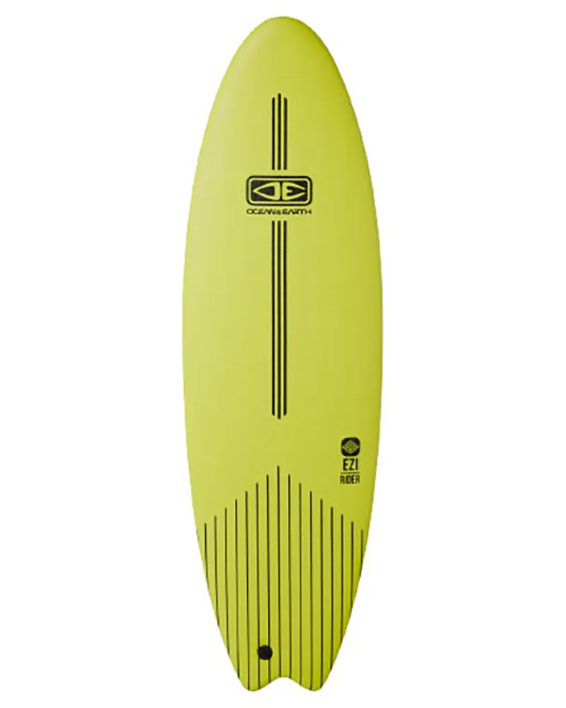 Ocean and Earth Ezi-Rider Softboard 7ft6inch 64L Lime-1